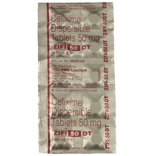 zifi dt 50mg tablet 10's